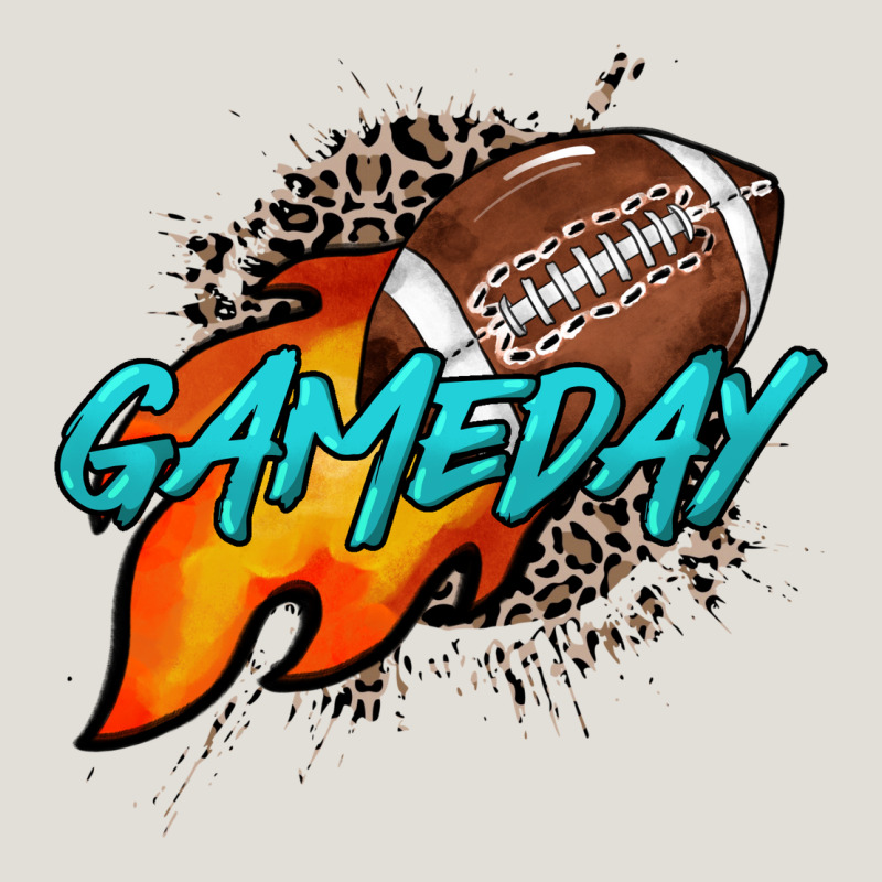 Game Day Leopard Fire And Ball Heavy Core Tee by HowdyJamesFarm | Teevron