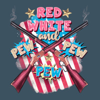 Red White And Pew Pew Pew Urban Heavy Tee | Teevron