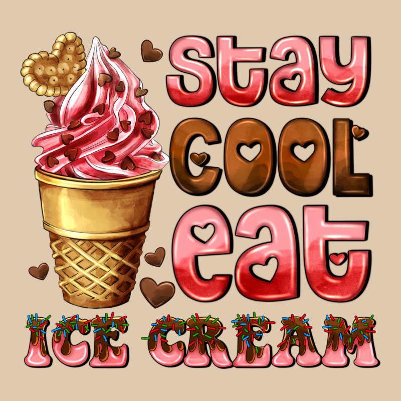 Stay Cool Eat Ice Cream Heavyweight Sweatshirt by AdoDesignShop | Teevron