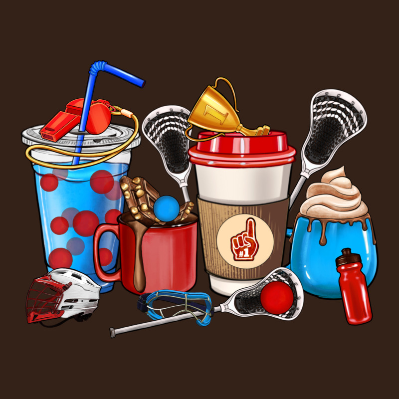 Lacrosse Coffee Cups Heavy Core Tee by HowdyJamesFarm | Teevron