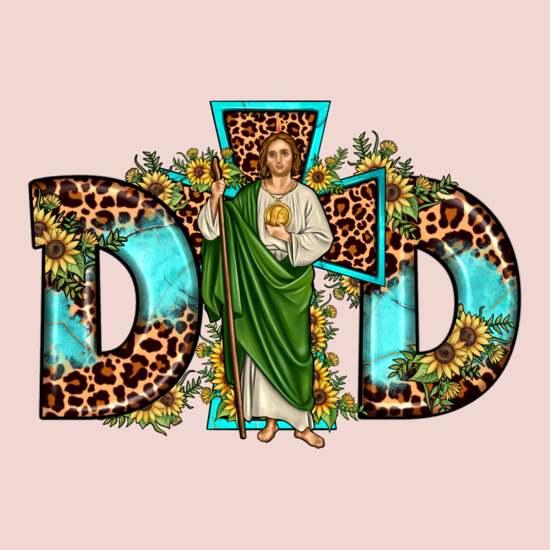 Dad San Judas Sunflower Leopard Turquoise Premium Sweatshirt by JahusDesignShop | Teevron