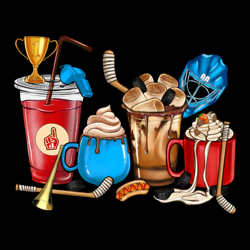 Hockey Coffee Cup Heavy Core Tee by HowdyJamesFarm | Teevron