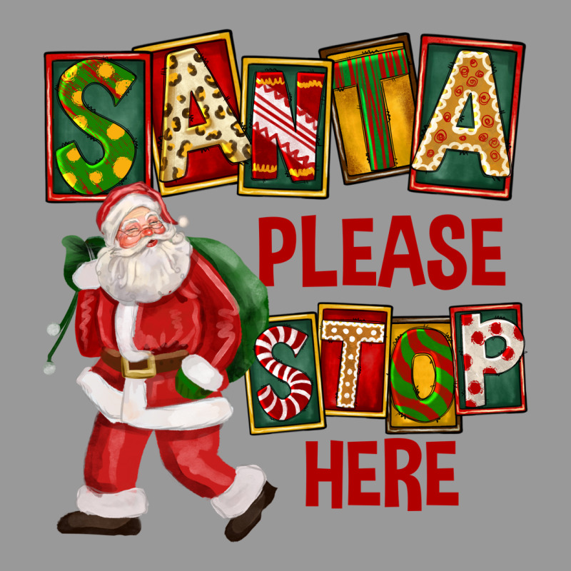 Santa Please Stop Here Vintage Hoodie by FaDigitalArtStudio | Teevron