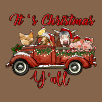 It's Christmas Y'all Truck With Farm Animals Premium Tee | Teevron