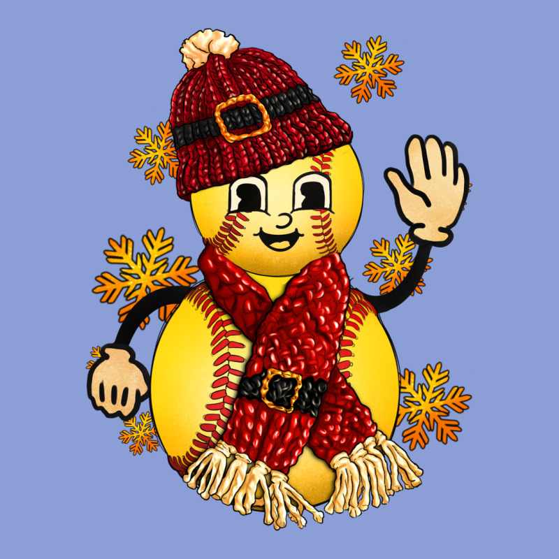 Softball Christmas With Hat And Glove Long Sleeve Tee by FaDigitalArtStudio | Teevron