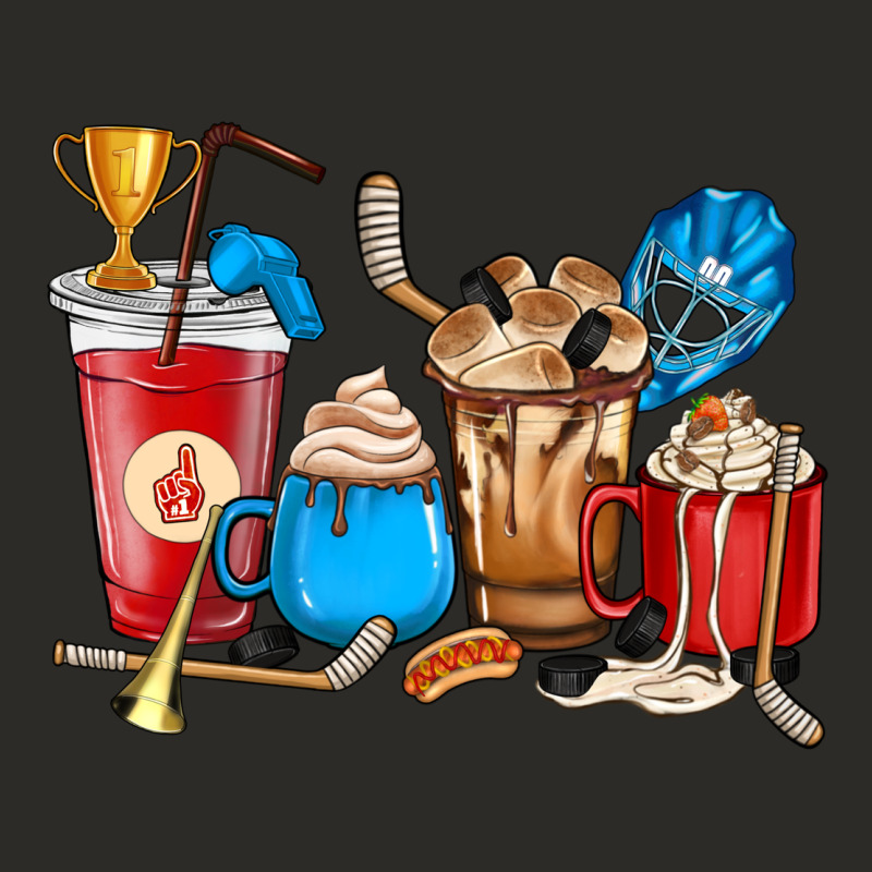 Hockey Coffee Cups Heavy Core Tee by HowdyJamesFarm | Teevron