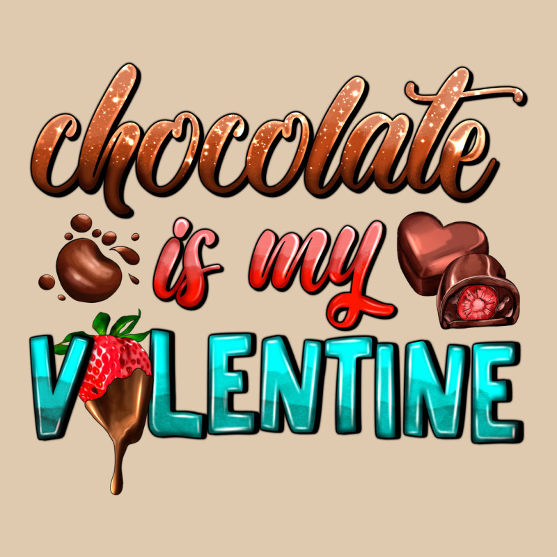 Chocolate Is My Valentine Heavyweight Sweatshirt by AdoDesignShop | Teevron