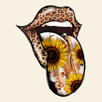 Leopard Sunflower Tongue Vintage Tee | Teevron