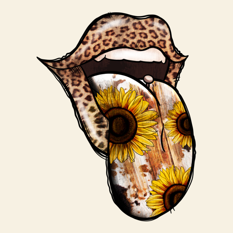 Leopard Sunflower Tongue Vintage Tee by Jasminsmagicworld | Teevron