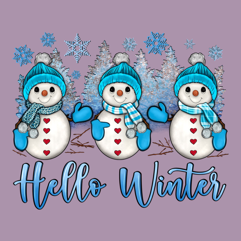 Snowman Hello Winter Heavyweight Hoodie by JahusDesignShop | Teevron