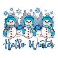 snowman hello winter | Teevron