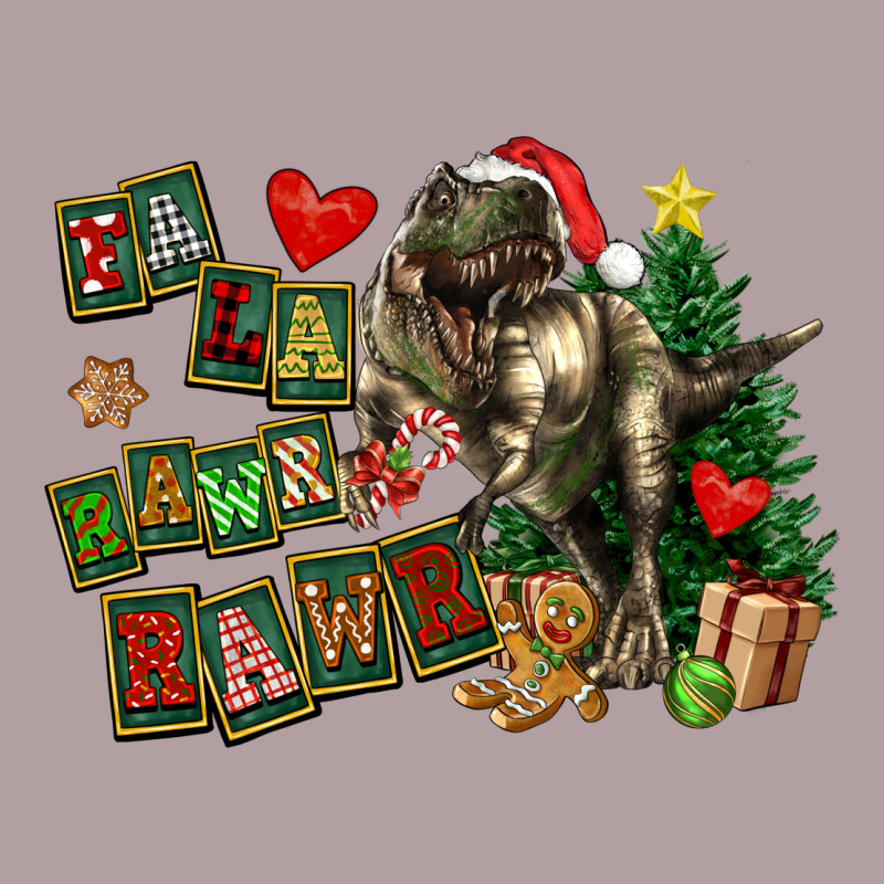 Fa La La Trex Christmas Vintage Hoodie by FaDigitalArtStudio | Teevron