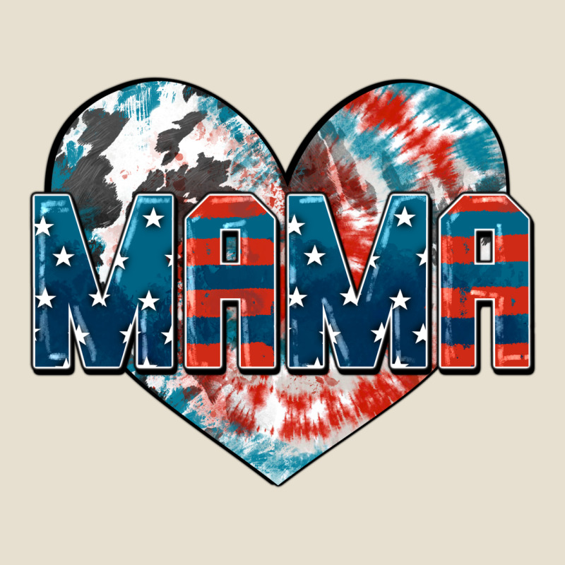 American Mama Heart Urban Heavy Tee by FaDigitalArtStudio | Teevron