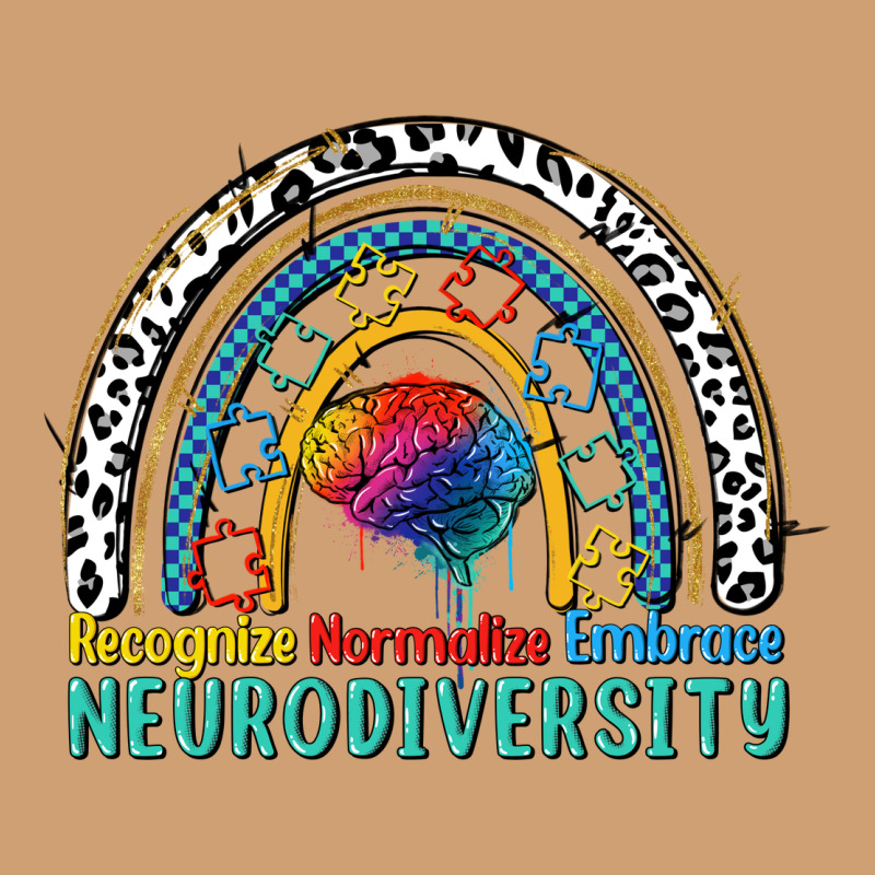 Recognize Normalize Embrace Neurodiversity Autism Vintage Tee by FaDigitalArtStudio | Teevron
