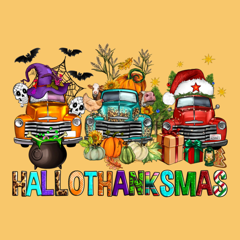 Hallothanksmas Trucks Vintage Hoodie by FaDigitalArtStudio | Teevron