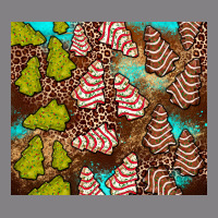 Little Debbie Tree Cakes Leopard Turquoise Heavyweight Hoodie | Teevron