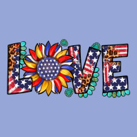 Love Sunflower Usa Flag Leopard Classic Tee | Teevron