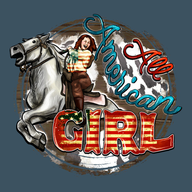 All American Girl Urban Heavy Tee by FaDigitalArtStudio | Teevron