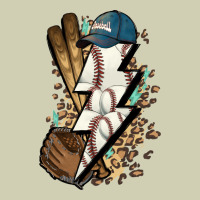 Lightning Bolt Baseball Heavy Core Tee | Teevron