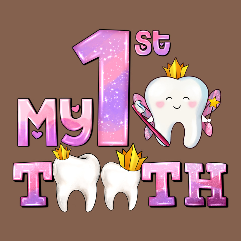 My First Tooth With Teeth For Girls Zipper Hoodie by AdoDesignShop | Teevron