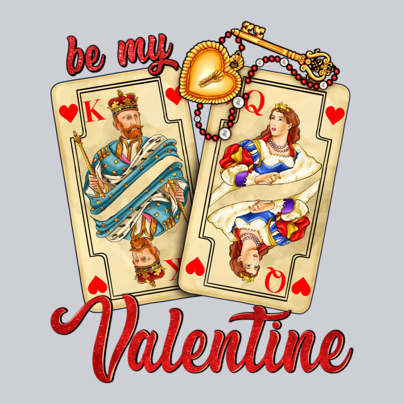 Be My Valentine With Playing Cards And Key Heavyweight Sweatshirt by AdoDesignShop | Teevron