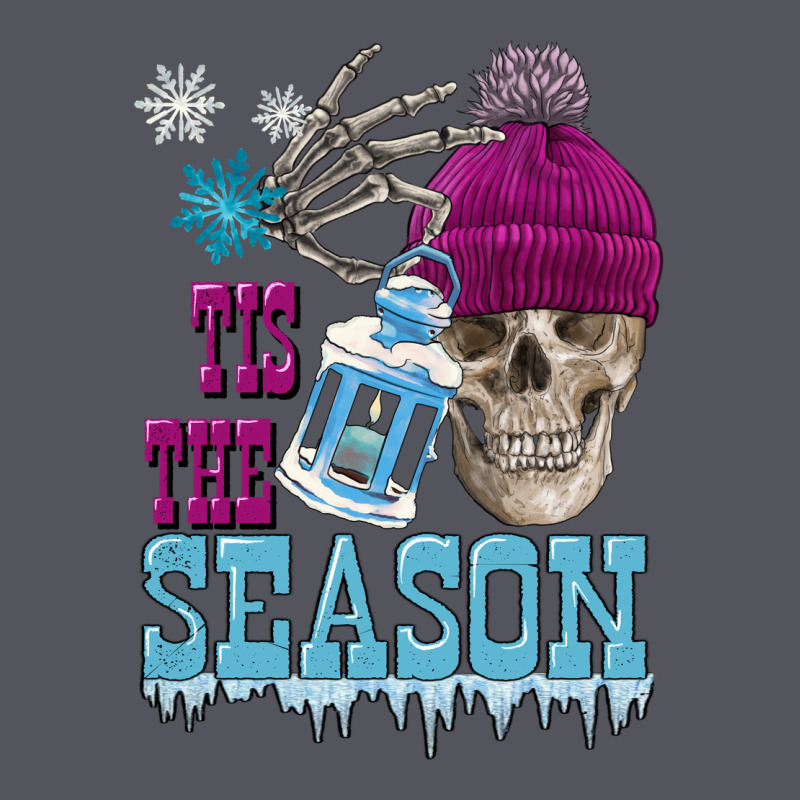Tis The Season Winter Skull Vintage Hoodie by FaDigitalArtStudio | Teevron
