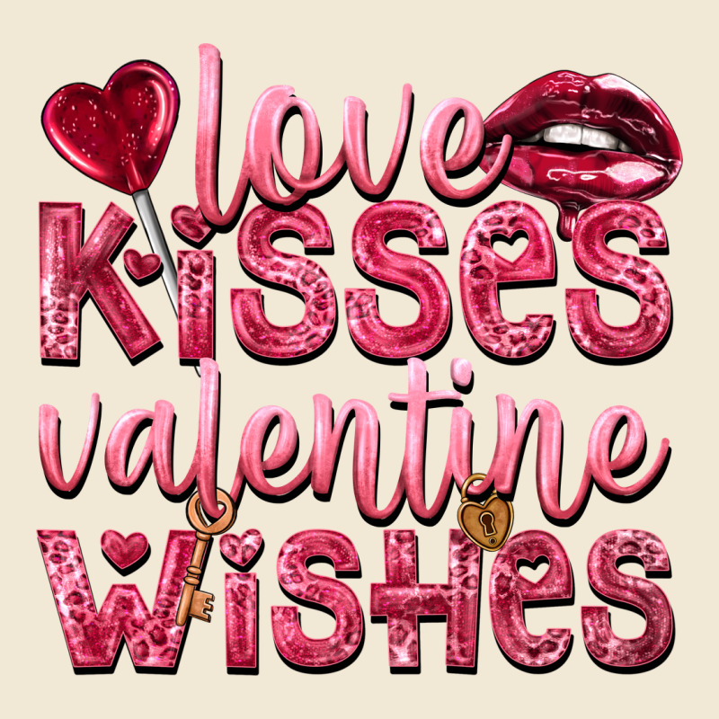 Love Kisses Valentine Wishes Valentine's Day Premium Tee by HowdyJamesFarm | Teevron