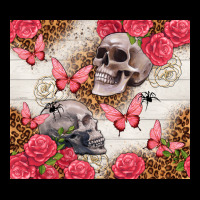 Skulls And Roses Tumbler Heavy Core Tee | Teevron