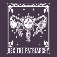 Womens Hex The Patriarchy Uterus Tarot Card Halloween Feminist T Shirt Heavyweight Hoodie | Teevron