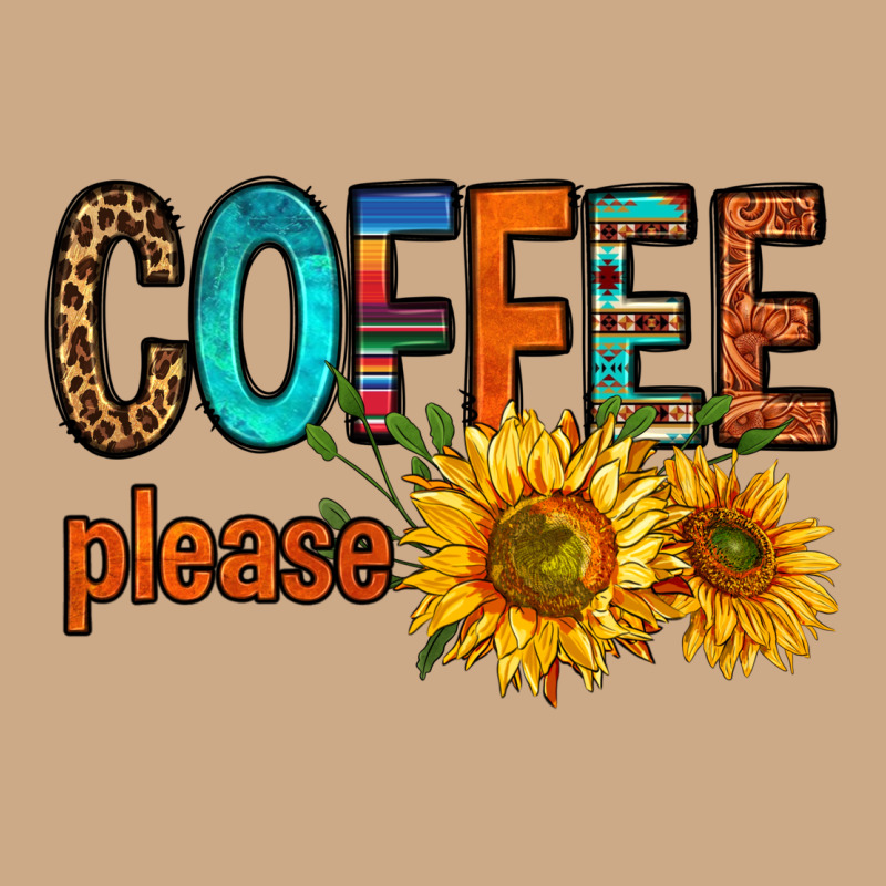 Coffee Please Western Doodle Letters Vintage Hoodie by FaDigitalArtStudio | Teevron