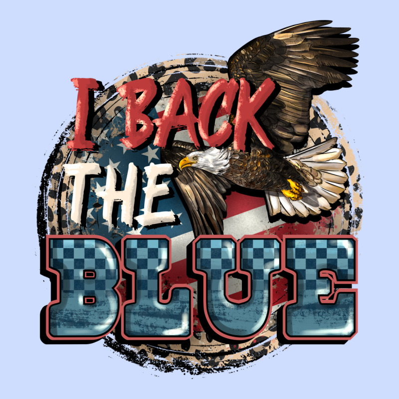 I Back The Blue Urban Heavy Tee by FaDigitalArtStudio | Teevron