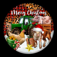 Merry Christmas Farm Animals Long Sleeve Tee | Teevron