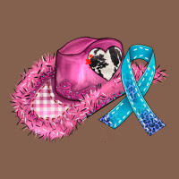 Cowboy Hat And Cancer Ribbon Zipper Hoodie | Teevron