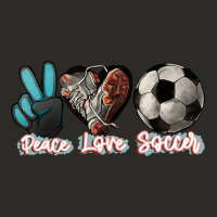 Peace Love Soccer Heavy Core Tee | Teevron