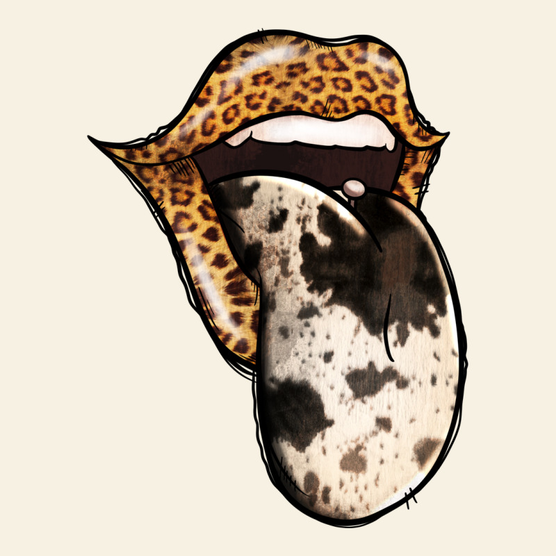 Western Leopard Cowhide Tongue Vintage Tee by Jasminsmagicworld | Teevron