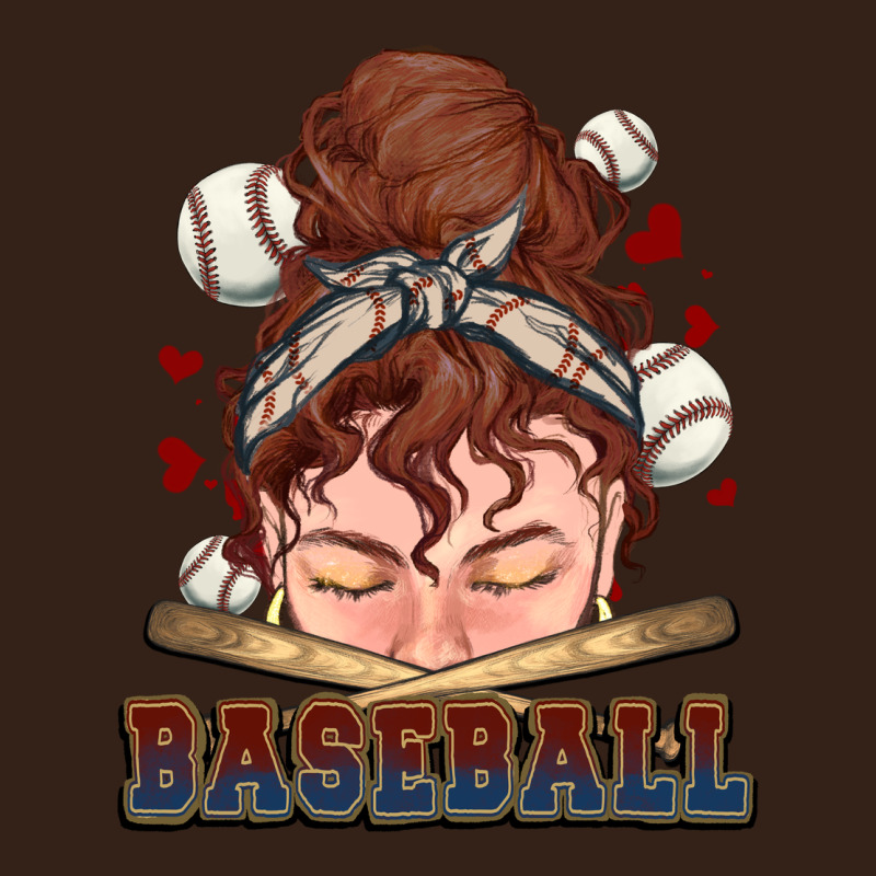 Messy Bun Baseball Heavy Core Tee by HowdyJamesFarm | Teevron