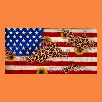 American Flag Leopard Sunflower Premium Sweatshirt | Teevron