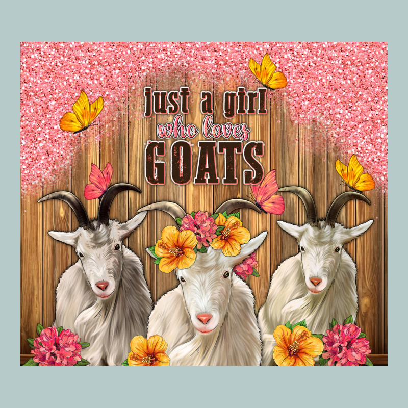 Just A Girl Who Loves Goats Tumbler Heavy Core Tee by TumblerDesignByShophia | Teevron