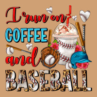 I Run On Coffee And Baseball Frappe Vintage Tee | Teevron