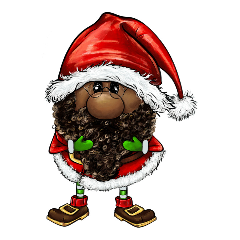 Afro Santa Gnomes Long Sleeve Tee by FaDigitalArtStudio | Teevron
