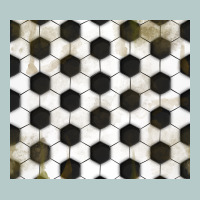 Distressed Soccer Pattern Heavy Core Tee | Teevron