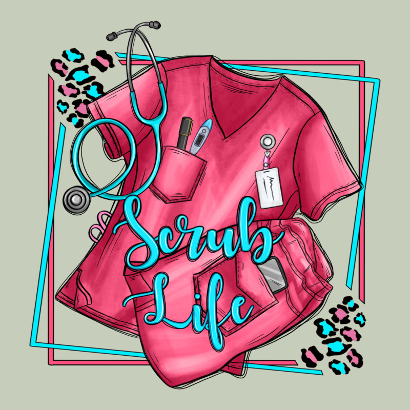 Nurse Scrub Life Olivia Ladies Tee by OliviaCreatesArt | Teevron