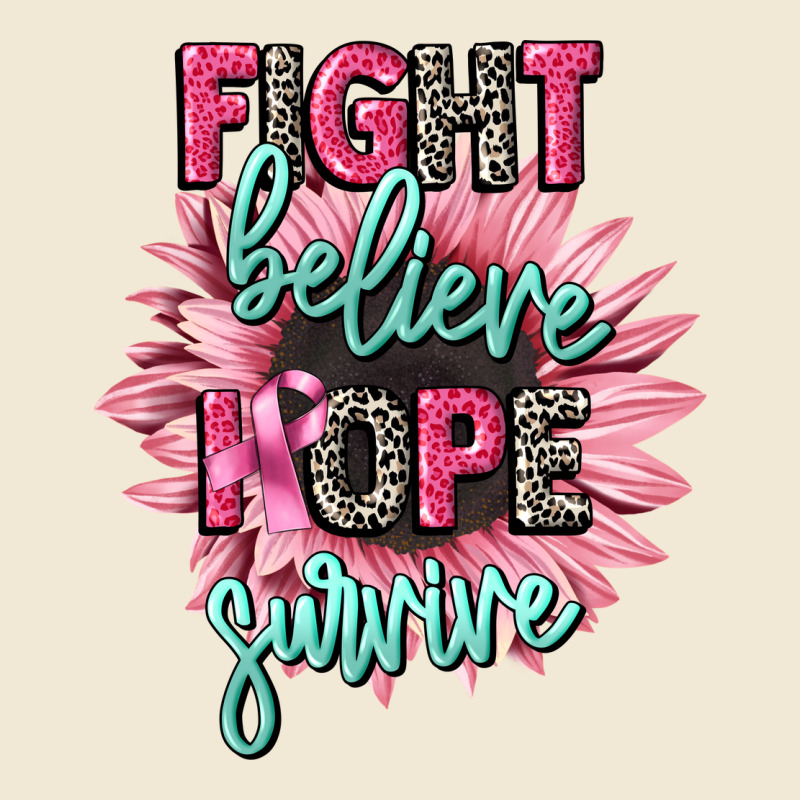 Fight Believe Hope Survive Cancer Awareness Premium Tee by CowGirlArtShop | Teevron