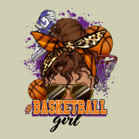 Messy Bun Basketball Girl Heavy Core Tee | Teevron