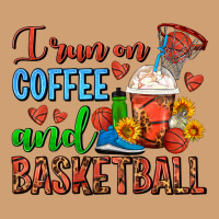 I Run On Coffee And Basketball Frappe Vintage Tee | Teevron