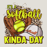 It's A Softball Kinda Day Leopard Heavy Core Tee | Teevron