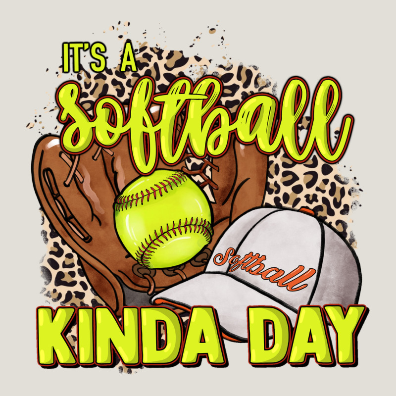 It's A Softball Kinda Day Leopard Heavy Core Tee by HowdyJamesFarm | Teevron