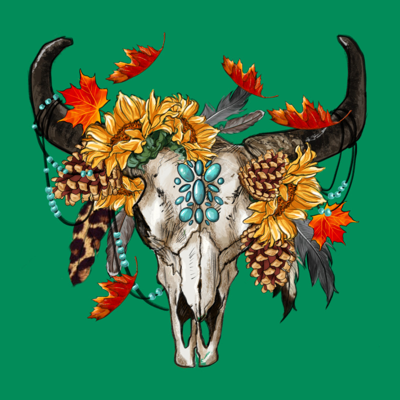 Fall Bull Skull Urban Hoodie by RanaPortraitStore | Teevron