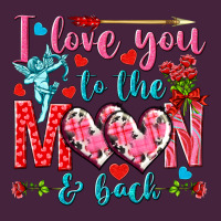 I Love You To The Moon And Back Valentine's Day Premium Tee | Teevron