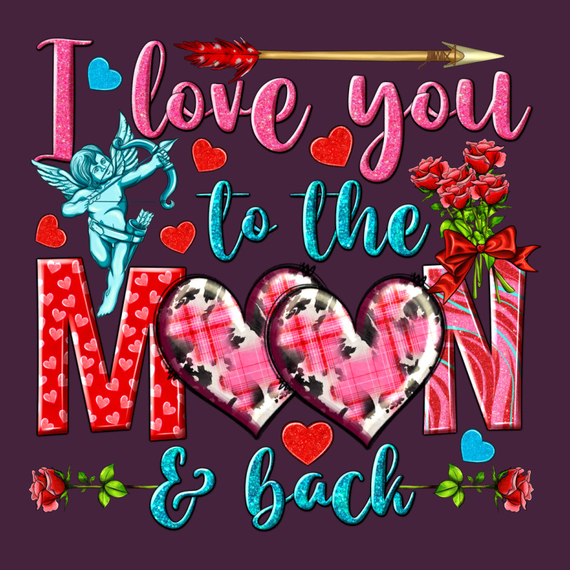 I Love You To The Moon And Back Valentine's Day Premium Tee by HowdyJamesFarm | Teevron